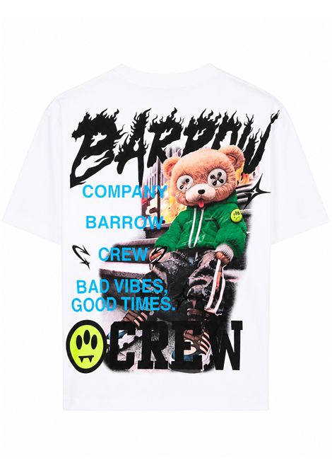 T-shirt con stampa BARROW KIDS | F6BKJBTH088002